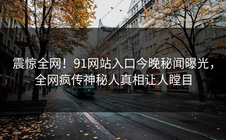 震惊全网！91网站入口今晚秘闻曝光，全网疯传神秘人真相让人瞠目