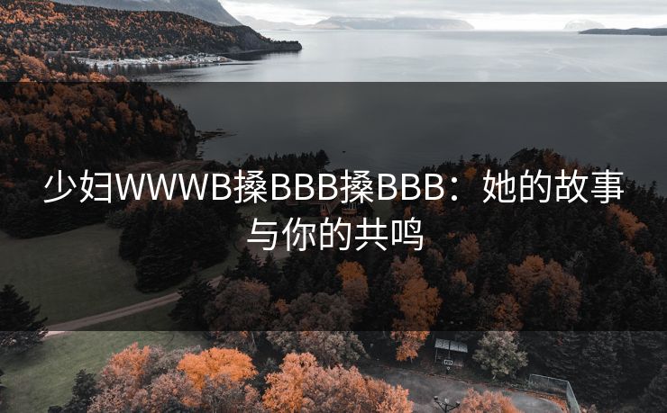 少妇WWWB搡BBB搡BBB:她的故事与你的共鸣 少妇WWWB搡BBB搡BBB:她的故事与你的共鸣
